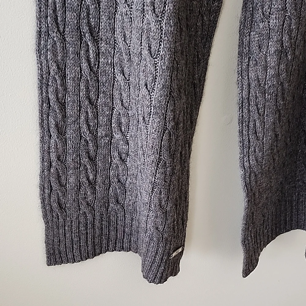 Polo Ralph Lauren Merino Wool Blend Charcoal Knit Accessory